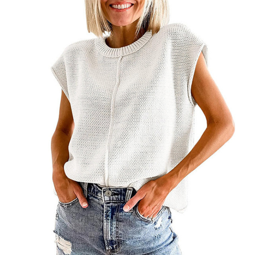 MAISIE™ | Casual Minimalist Crewneck Sleeveless Top
