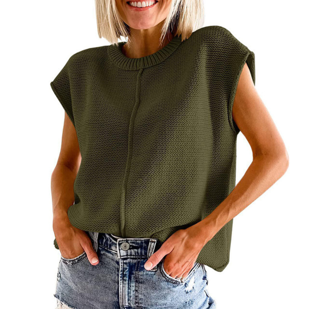 MAISIE™ | Casual Minimalist Crewneck Sleeveless Top