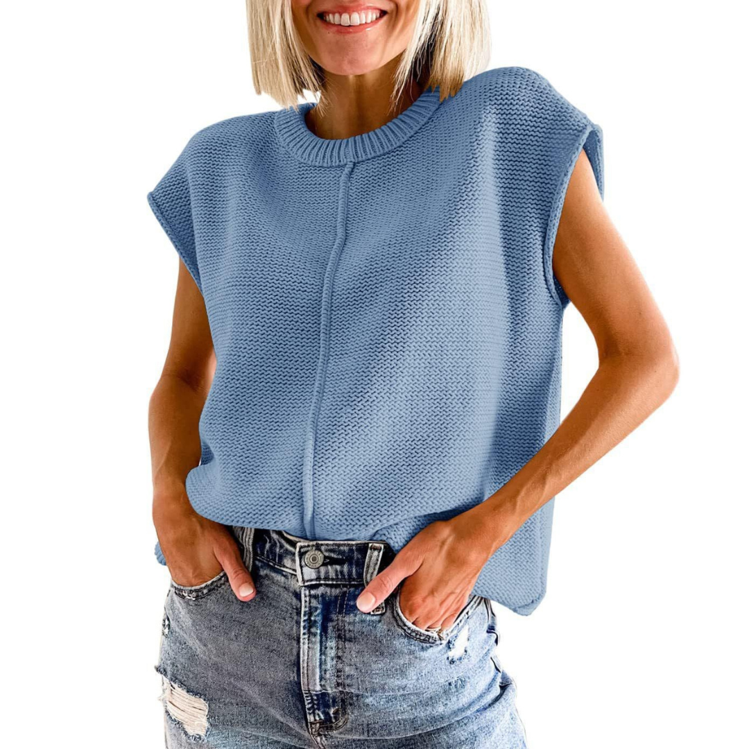 MAISIE™ | Casual Minimalist Crewneck Sleeveless Top