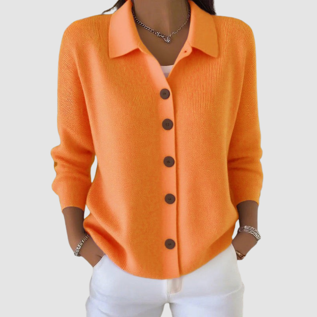 Riah™ | Soft Button-Up Knit Cardigan