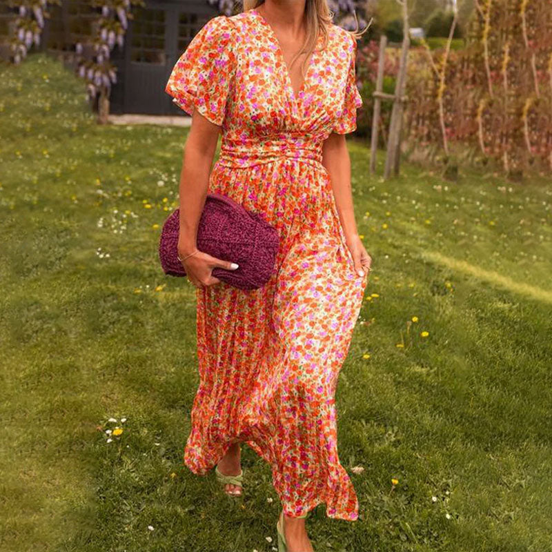 Freyja™ | Classic Women V-Neck Dress